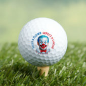 Biden Clown Gesicht lustige anti Biden pro trump 2 Golfball (Insitu T-Shirt)