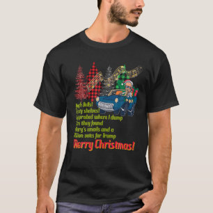 Biden Colonoscopy Meme Weihnachts-Hintern Wiped Bi T-Shirt