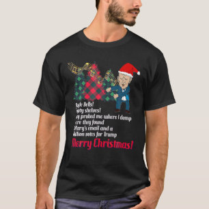 Biden Colonoscopy Meme Weihnachts-Hintern Wiped Bi T-Shirt
