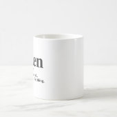 Biden-Definition Kaffeetasse (Mittel)