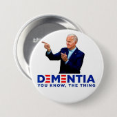 Biden-Demenz Button (Vorne & Hinten)