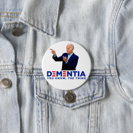 Biden-Demenz Button (Beispiel)