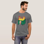 Biden Dumpster Fire Funny Funny Verwirrt Biden Ant T-Shirt (Vorne ganz)
