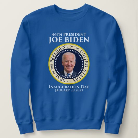 Biden Einweihung 20. Januar 2021 Sweatshirt (Design vorne)