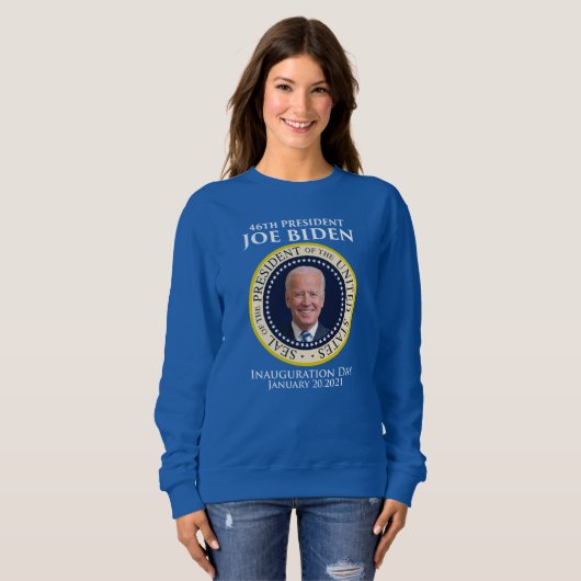 Biden Einweihung 20. Januar 2021 Sweatshirt (Vorne ganz)