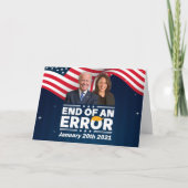 Biden Einweihungstag 2021 Anti-Trump Karte (Vorderseite)