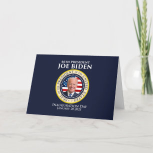 Biden Einweihungstag 2021 Gefundene Grußkarte Karte