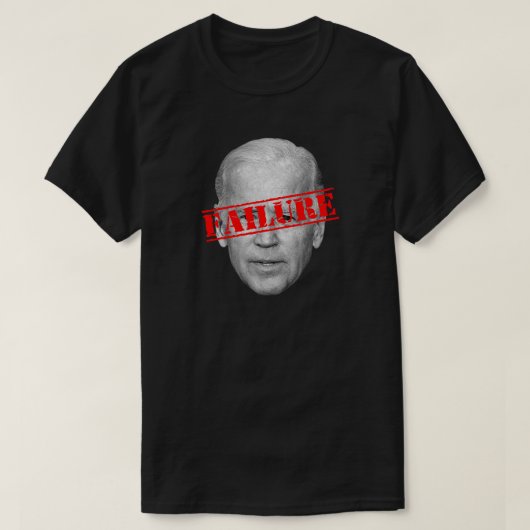 Biden Failure | Anti Joe Biden Dark T-Shirt (Design vorne)