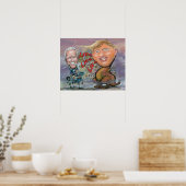 Biden Fending of Beast of Lies Poster (Küche)