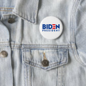 Biden for President Blue and Red Slogan, ZSSG Button (Beispiel)