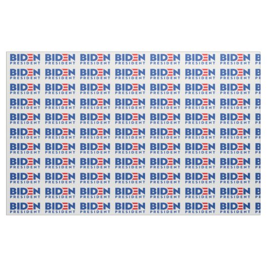 Biden for President Blue Mini Text , ZSSG Fabric Stoff (Fat Quarter (45,7 x 55,9 cm))