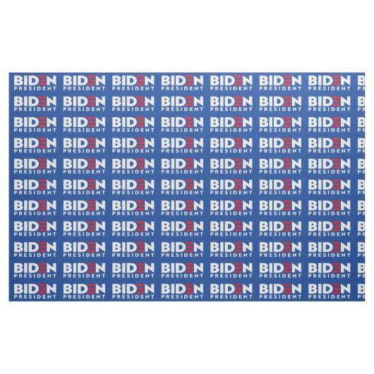 Biden for President White Mini Text, ZSSG Fabric Stoff (Fat Quarter (45,7 x 55,9 cm))