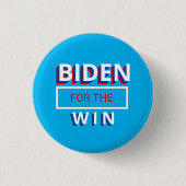 Biden for Win - Light Blue Button (Vorderseite)