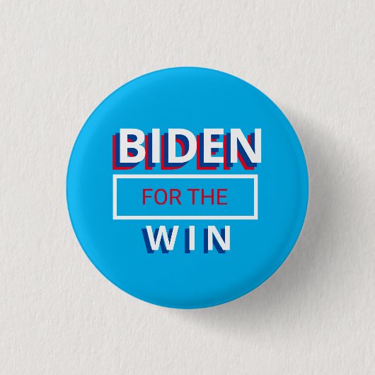 Biden for Win - Light Blue Button (Vorderseite)