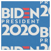 BIDEN FÜR PRÄSIDENT 2020 STOFF (Nahaufnahme)