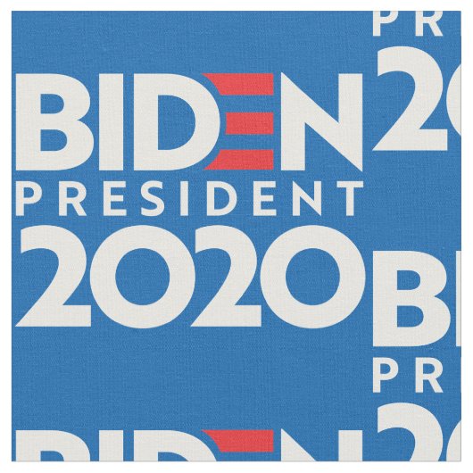 BIDEN FÜR PRÄSIDENT 2020 STOFF (Nahaufnahme)