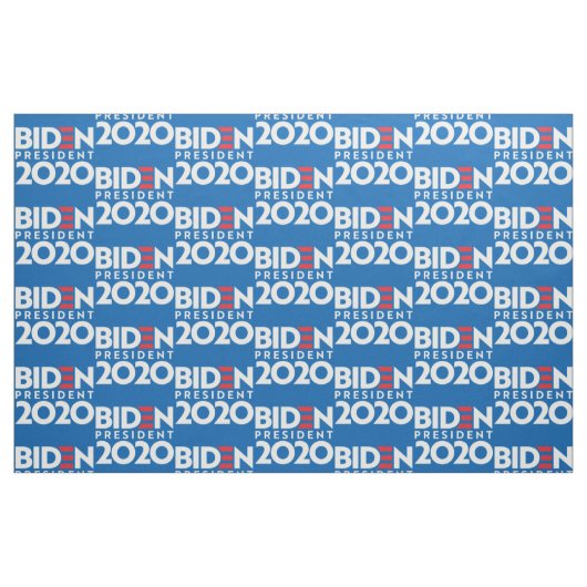 BIDEN FÜR PRÄSIDENT 2020 STOFF (Fat Quarter (45,7 x 55,9 cm))