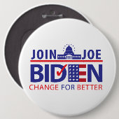 BIDEN FÜR PRÄSIDENT! BUTTON (Vorne & Hinten)