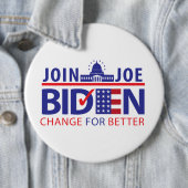 BIDEN FÜR PRÄSIDENT! BUTTON (Beispiel)