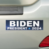 Biden für President 2024 Autoaufkleber (Auf Auto)