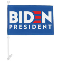 Biden für President Blue & Red Text Slogan, ZSSG