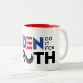 Biden für RUTH Zweifarbige Tasse (VorderseiteRechts)