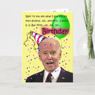 Biden-Geburtstagskarte Karte