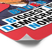 Biden größter Idiot - lustiger Biden Poster (Ecke)