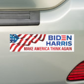 Biden Harris 2020 - Amerika wieder nachdenken lass Autoaufkleber (Auf Auto)