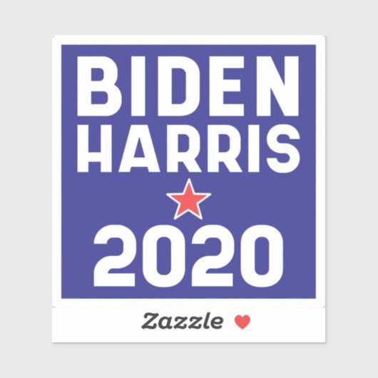 Biden Harris 2020 Aufkleber (Blatt)