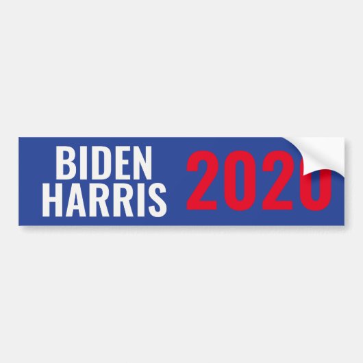 Biden Harris 2020 Autoaufkleber (Vorne)