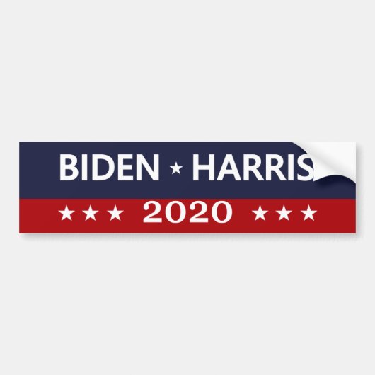 Biden Harris 2020 Autoaufkleber (Vorne)