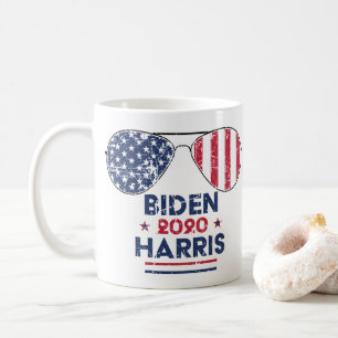 Biden Harris 2020 Aviator Sonnenbrille American Fl Kaffeetasse