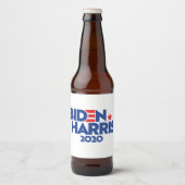 BIDEN HARRIS 2020 BIERFLASCHENETIKETT (Vorderseite)