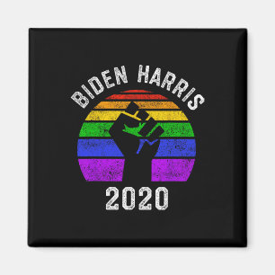 Biden Harris 2020 Black Lives Problem Lgbt Gay Pri Magnet