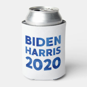 Biden Harris 2020 - Blauer Aquarelltext Dosenkühler