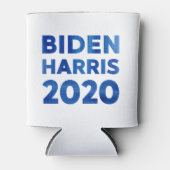 Biden Harris 2020 - Blauer Aquarelltext Dosenkühler (Vorderseite)