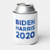 Biden Harris 2020 - Blauer Aquarelltext Dosenkühler (Kanne Rückseite)