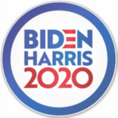 Biden Harris 2020 Bumper Aufkleber (Vorderseite)