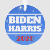 Biden Harris 2020 Christmas Keepake Ornament (Rückseite)