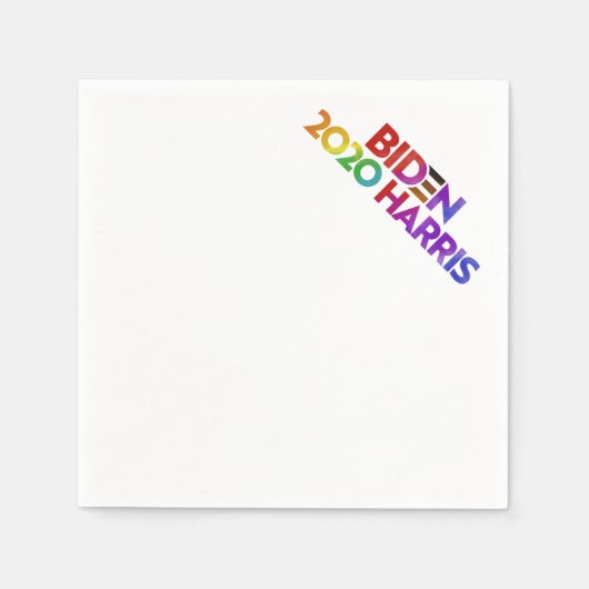 Biden Harris 2020 Cocktail Napkin Serviette (Vorderseite)