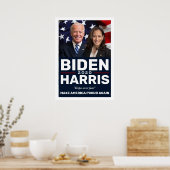 Biden Harris 2020 Collectible Keepake Foto Poster (Küche)