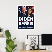 Biden Harris 2020 Collectible Keepake Foto Poster (Heimbüro)