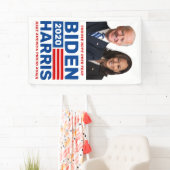 Biden Harris 2020 Custom Campaign Background Banne Banner (Insitu)