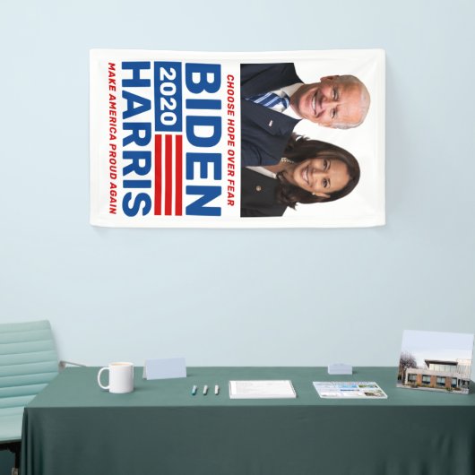 Biden Harris 2020 Custom Campaign Background Banne Banner (Messeveranstaltung)