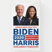 Biden Harris 2020 Custom Campaign Background Banne Banner (Vertikal)