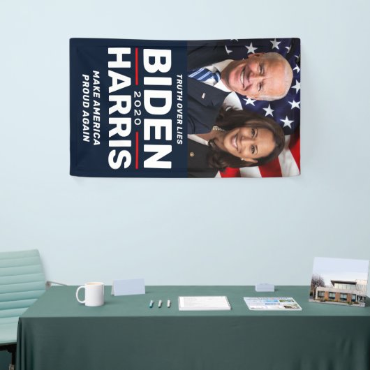 Biden Harris 2020 Custom Campaign Banner (Messeveranstaltung)