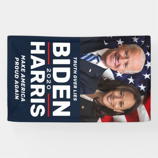 Biden Harris 2020 Custom Campaign Banner (Horizontal)