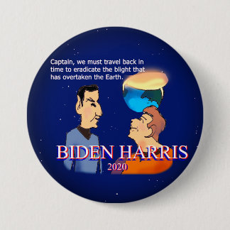 Biden Harris 2020 Demokratischer Widerstand Button