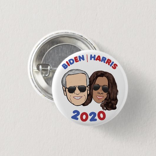 Biden Harris 2020 Dream Team Election (Button zurü Button (Vorne & Hinten)
